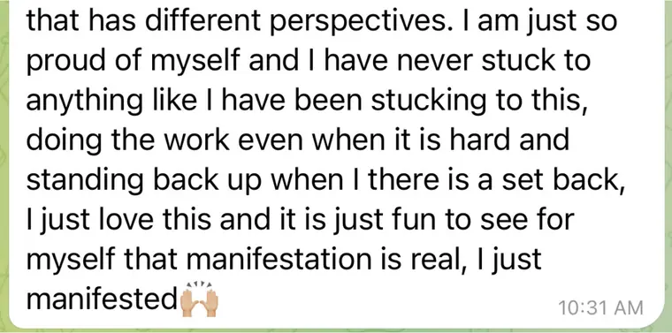 A message from one of Storm’s clients
