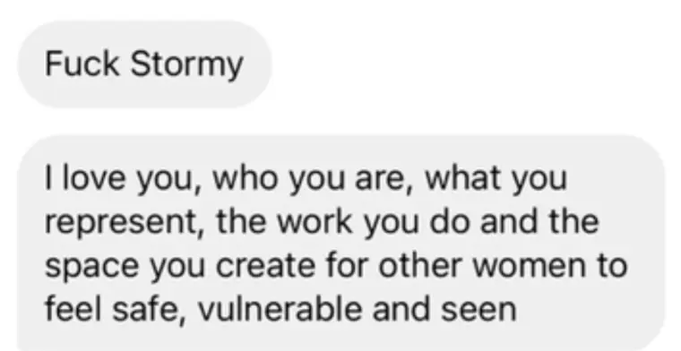 A message from one of Storm’s clients