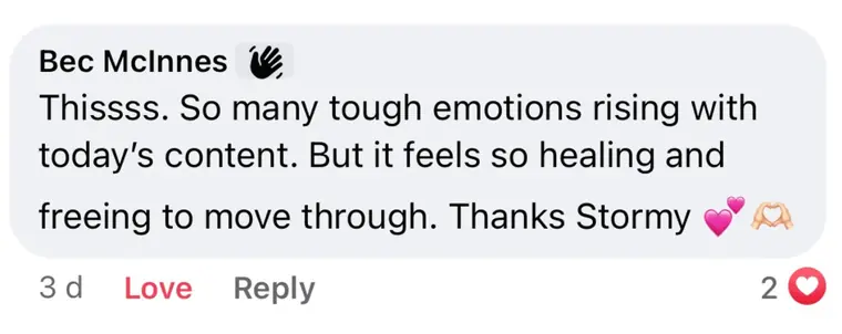 A message from one of Storm’s clients
